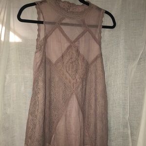Free People One Angel Lace dress in "Elderberry"
